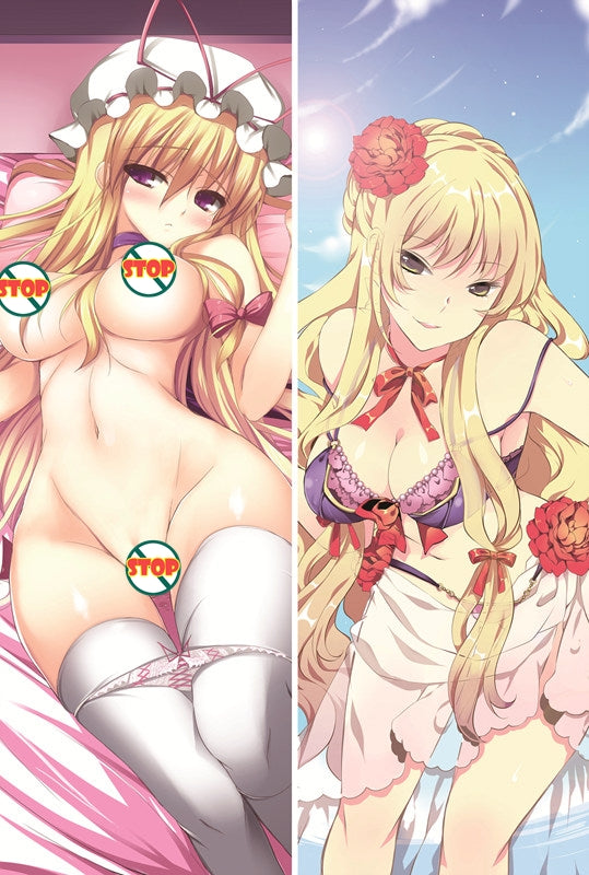 TouHou ProjectYakumo Yukari Anime Dakimakura Waifu Pillow Case image 0