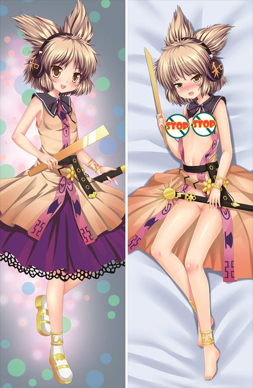 TouHou ProjectToyosatomimi no Miko Anime Dakimakura Waifu Pillow Case image 0