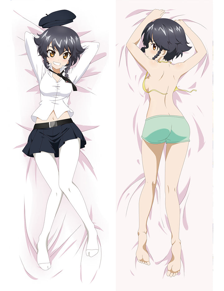 Girls Und Panzer Peperoni Anime Dakimakura Pillow Cover image 0