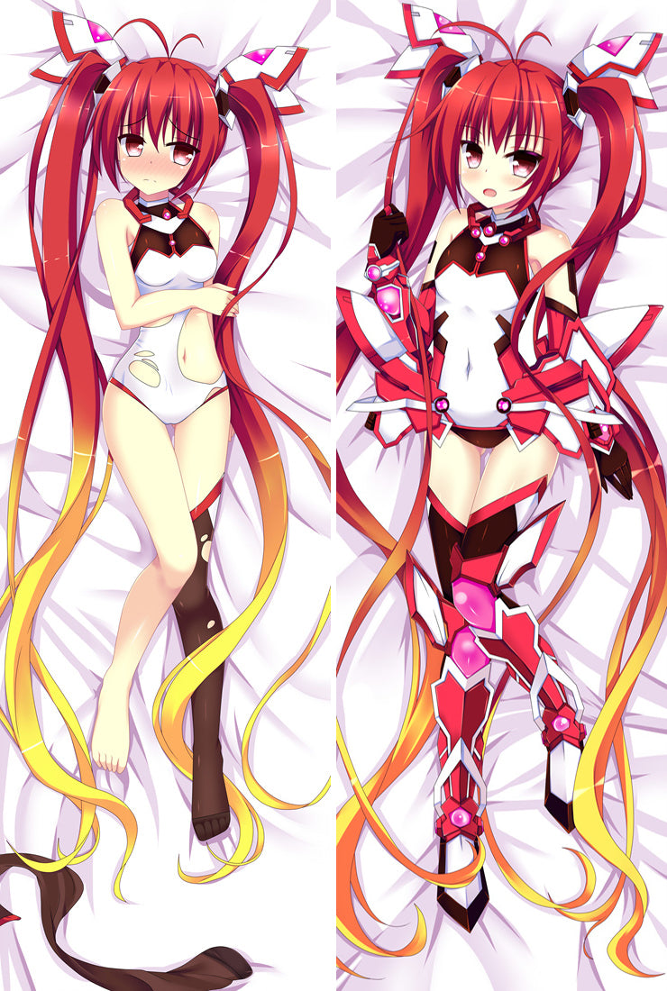 Gonna be the Twin-Tail!! Tail Red Anime Dakimakura Pillow Case image 0