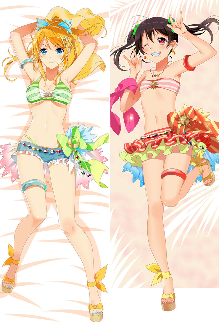 Love Live! Eli Ayase Nico Yazawa Anime Dakimakura Pillow Cover image 0
