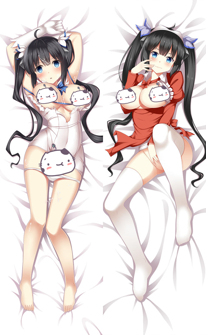Is It Wrong to Try to Pick Up Girls in a Dungeon Hestia Anime Dakimakura Pillow Cover image 0