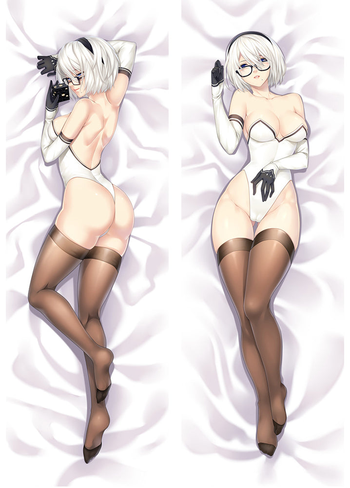 Nier: Automata 2B Anime Dakimakura Hugging Body Pillow Cover image 0