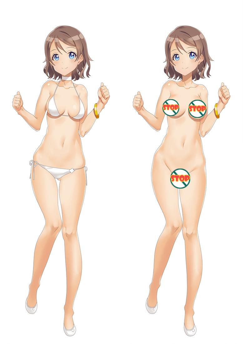 Love Live You Watanabe 18+ Sex Body Pillow Case with Double Sides Zipper image 0