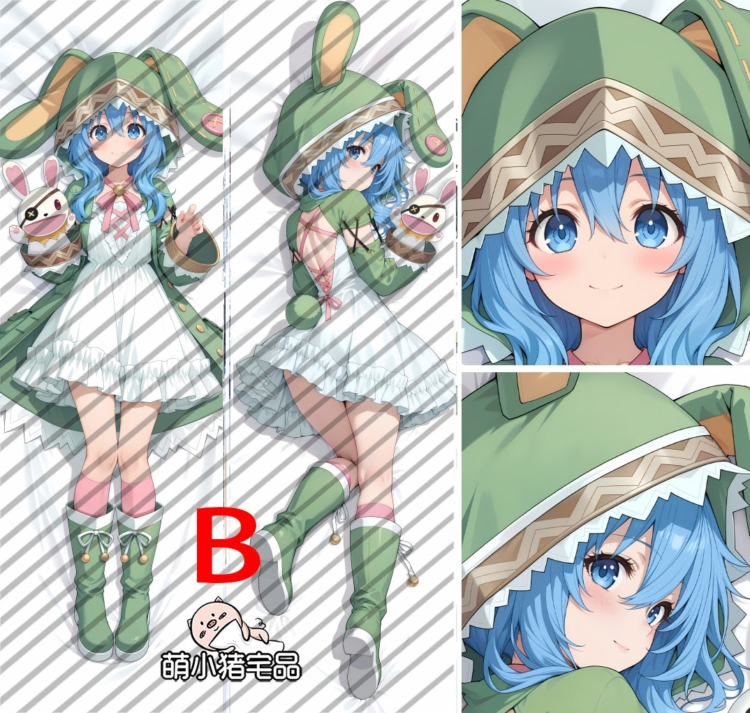 Date A Live Yoshino Himekawa Anime Dakimakura Pillow Cover image 0