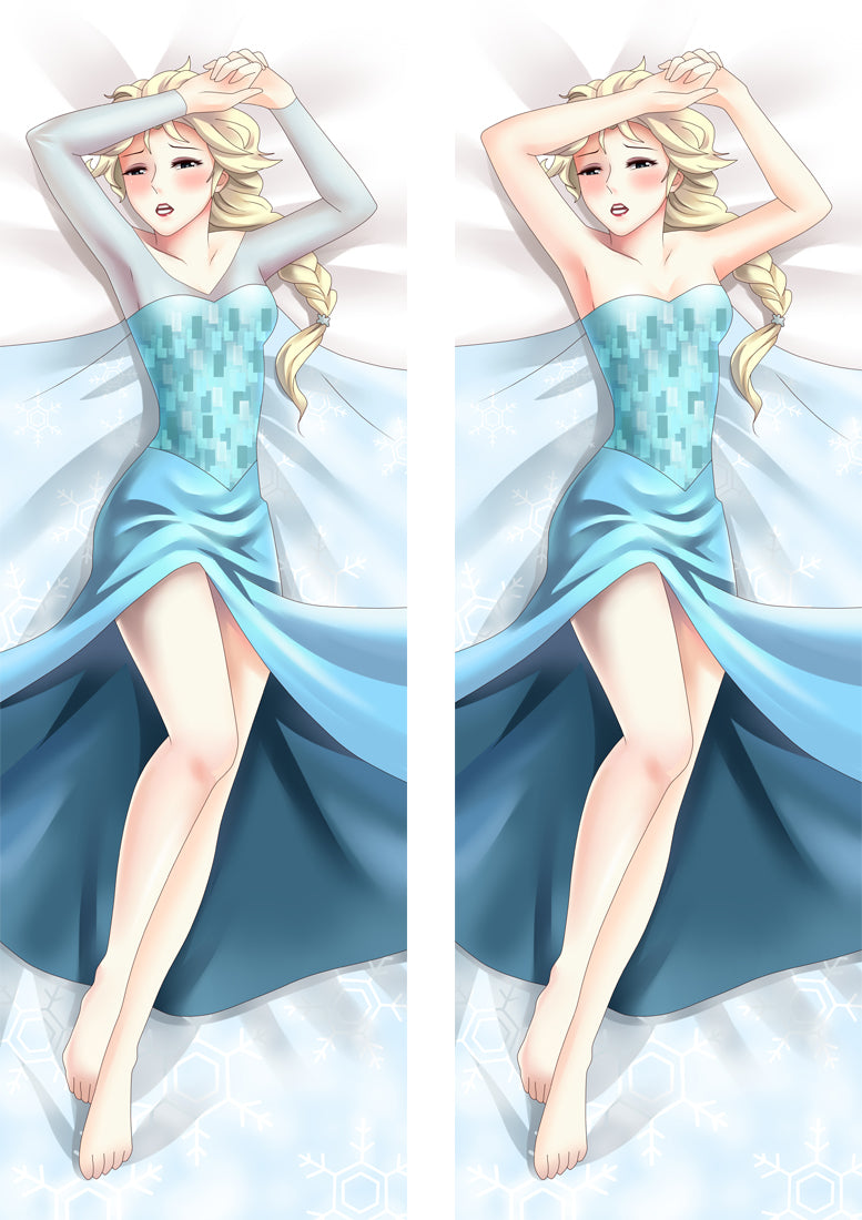 Frozen Elsa Anime Dakimakura Body Pillow Cover image 0