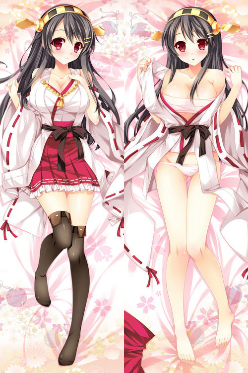Kantai Collection Haruna Anime Dakimakura Japanese Pillow Cover image 0