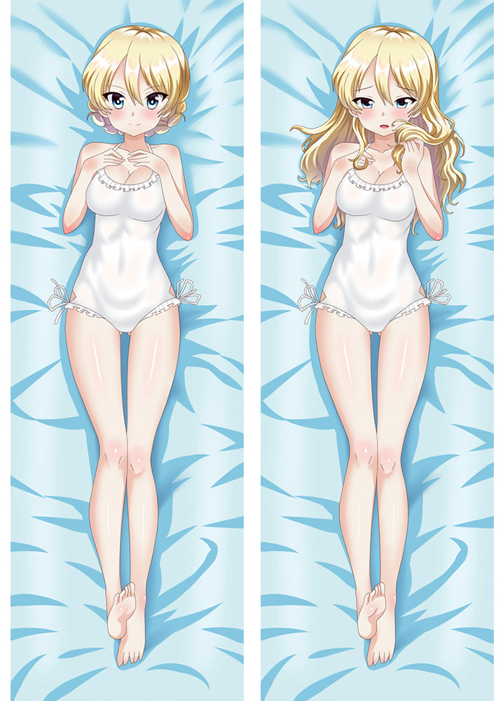 Girls und Panzer Garpan Darjeeling Anime Dakimakura Pillow Case image 0