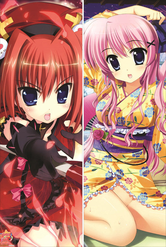 Magical Girl Lyrical Nanoha Anime Dakimakura Pillow Cover image 0