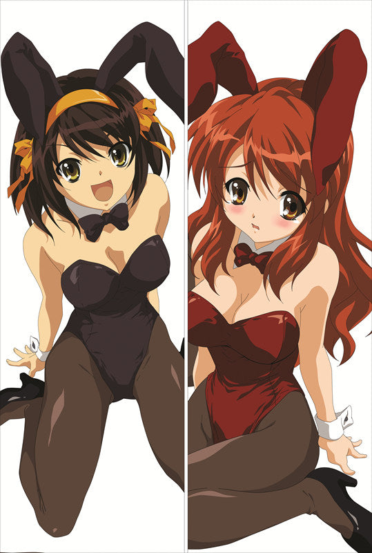 Haruhi Suzumiya Anime Dakimakura Waifu Pillow Case image 0