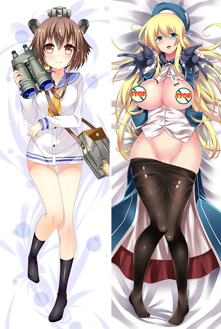 Kantai Collection Yukikaze Atago Anime Dakimakura Pillow Case image 0