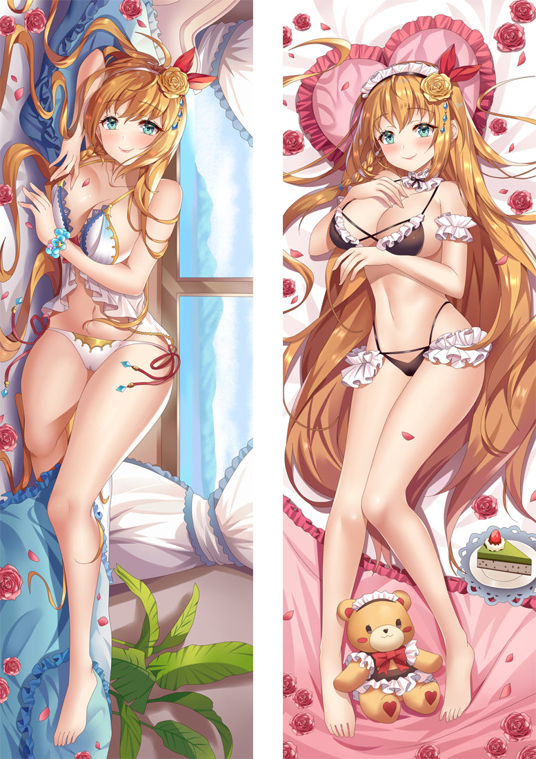 Princess Connect! Re:Dive Pecoline Anime Dakimakura Sexy Body Pillow Cover image 0
