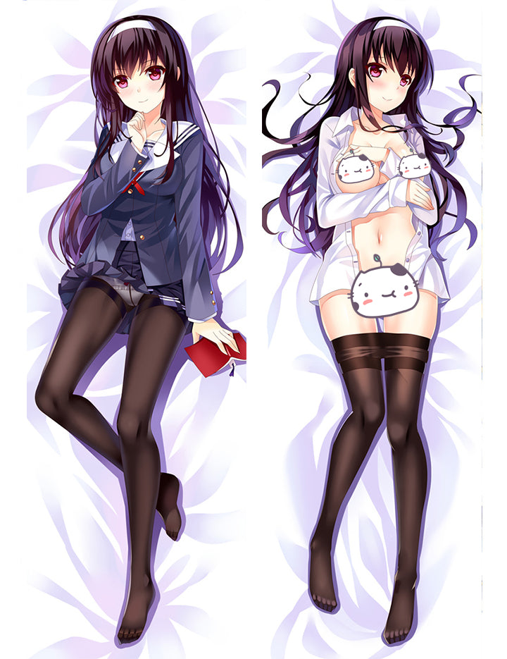 Saekano: How To Raise A Boring Girlfriend Utaha Kasumigaoka Anime Dakimakura Pillow Cover image 0