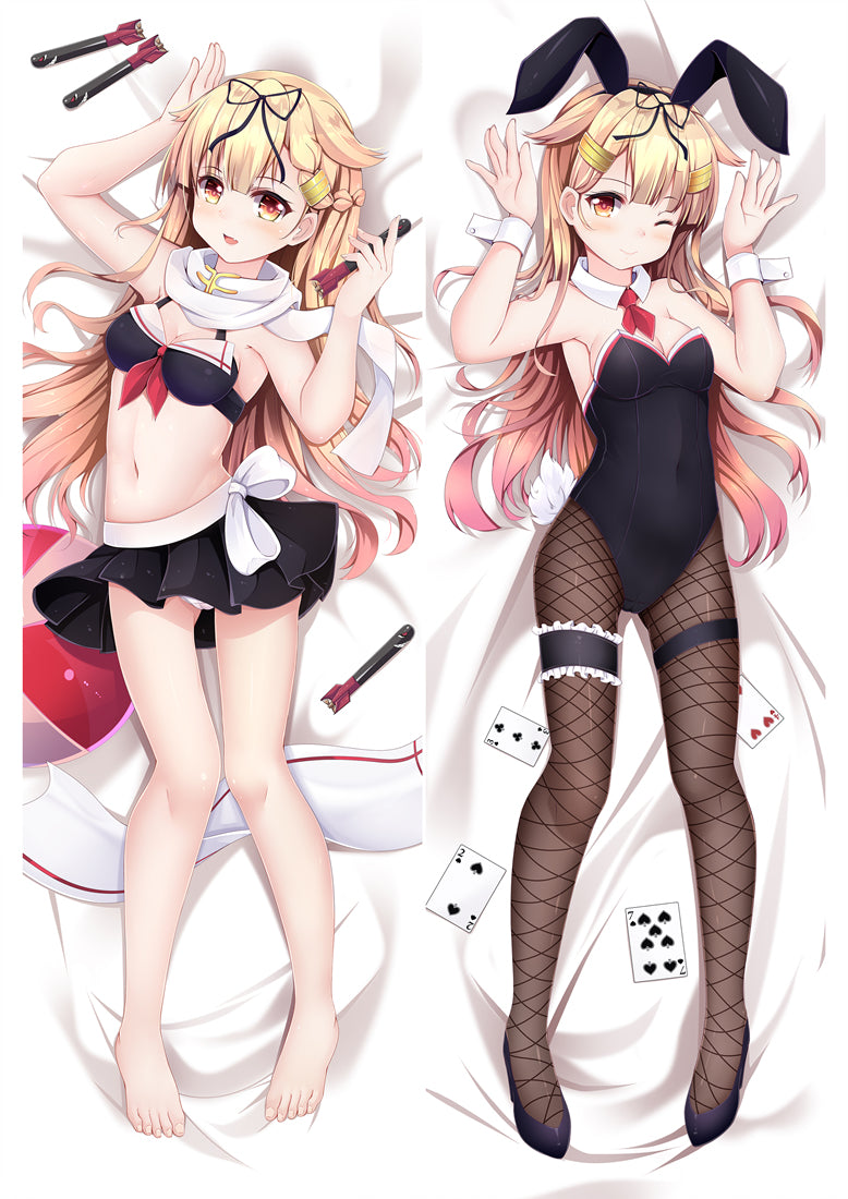 Kantai Collection YÅ«dachi Anime Dakimakura Pillow Cover image 0