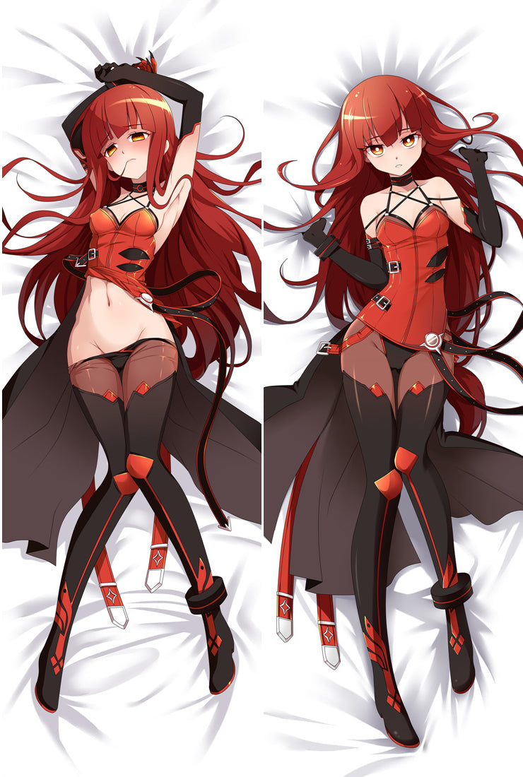 Elsword Crimson Avenger Elesis Anime Dakimakura Pillow Cover image 0