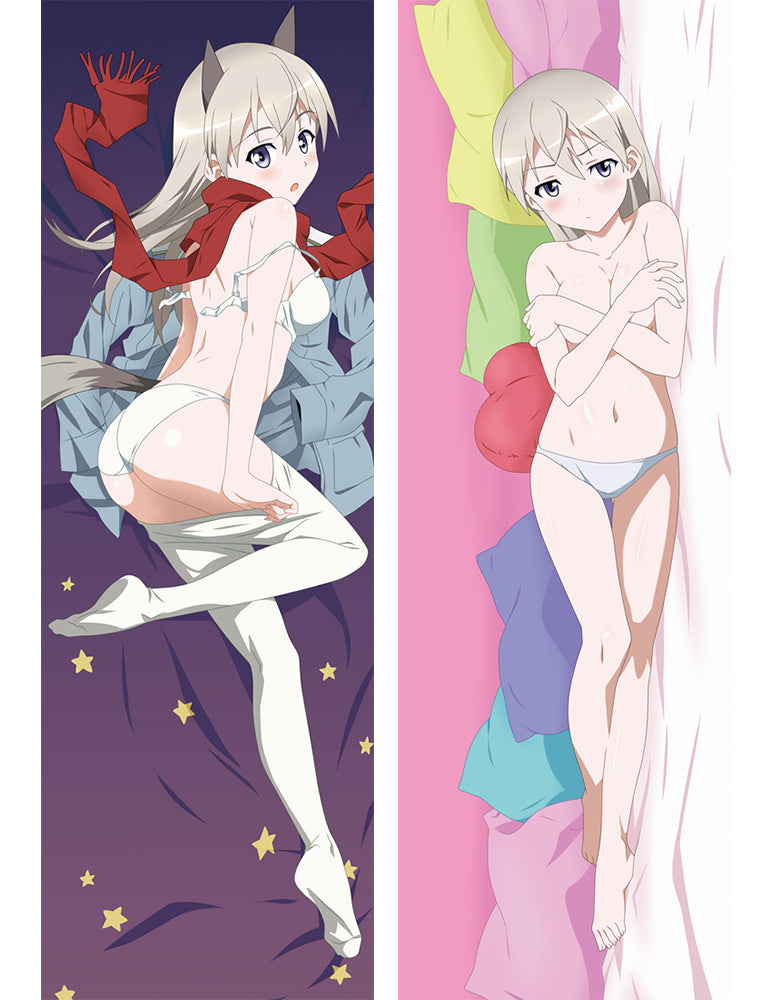 Strike Witches Eila Ilmatar Juutilainen Anime Dakimakura Pillow Case image 0