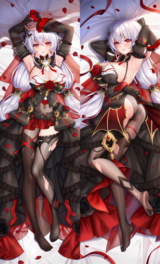 Honkai Impact 3rd Lunar Vow: Crimson Love Anime Dakimakura Body Pillow Cover image 0