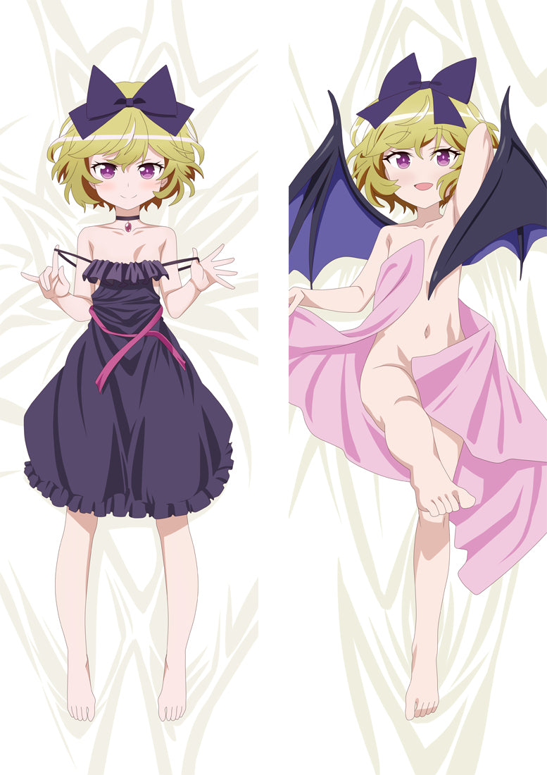 Ms. Vampire who lives in my neighborhood Elly Anime Dakimakura Body Pillow Cover image 0