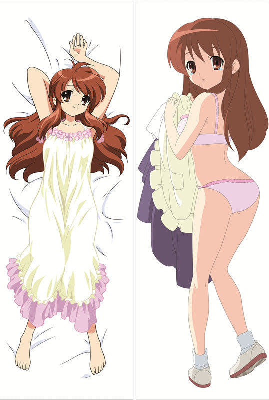 Haruhi Suzumiya Anime Dakimakura Waifu Pillow Case image 0