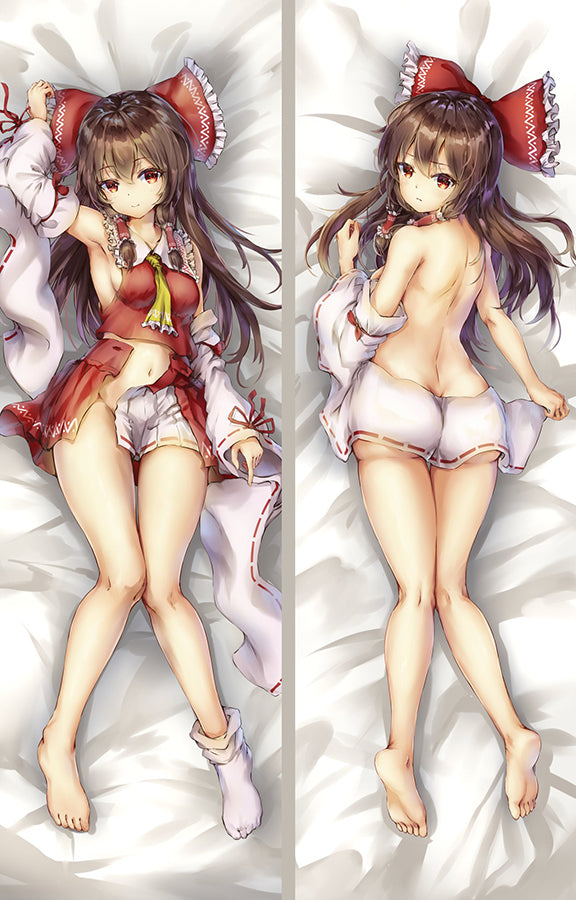 Touhou Project Reimu Hakurei Anime Dakimakura Girl Body Pillow Cover image 0