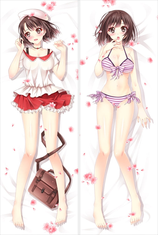New Anime Saekano: How to Raise a Boring Girlfriend Katou Megumi Dakimakura Bed Hugging Body Pillow Case image 0