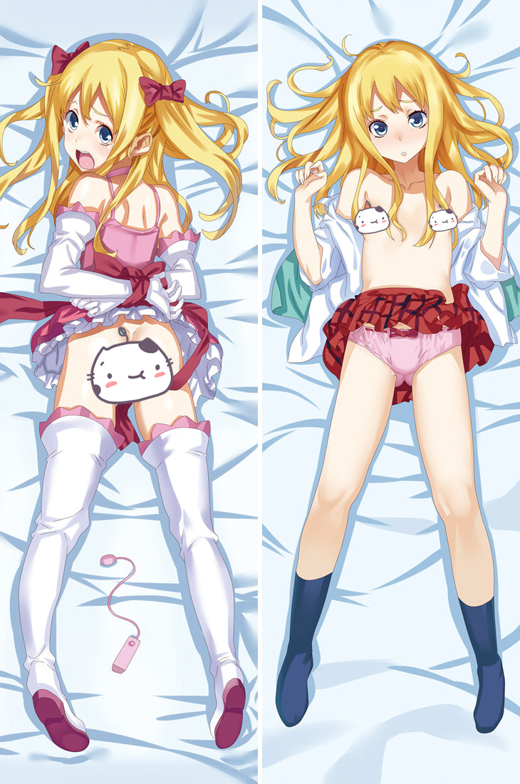 Blonde loli Anime Dakimakura Pillow Cover image 0