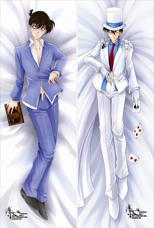 Detective Conan Phantom Thief Kid Anime Dakimakura Anime Dakimakura Body Pillow Case image 0