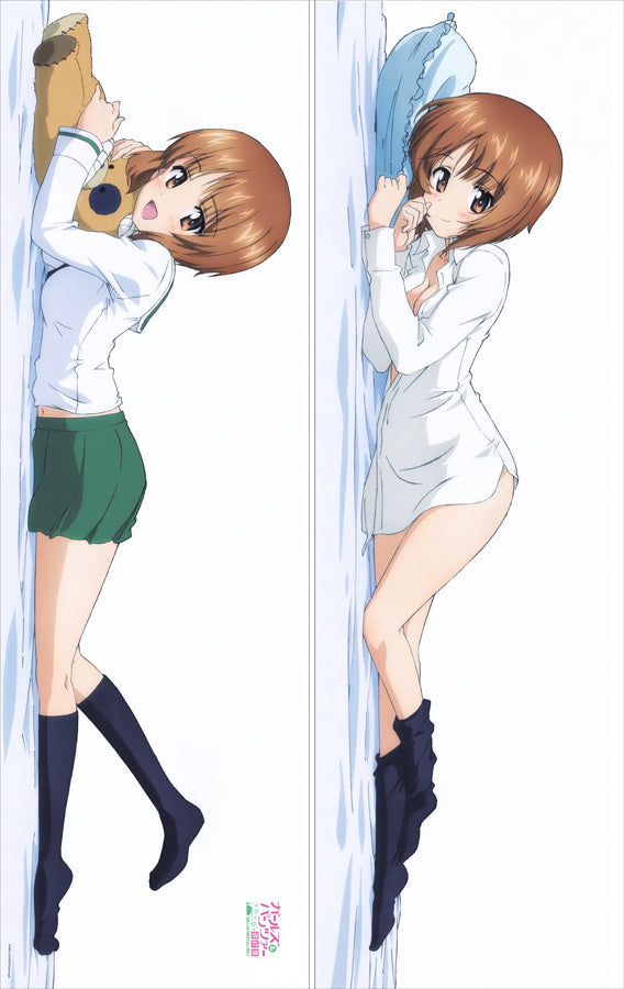 Girls und Panzer Nishizumi Miho Anime Dakimakura Pillow Cover image 0