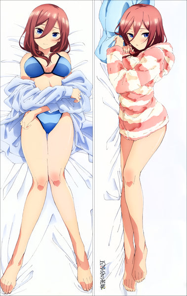 The Quintessential Quintuplets Nakano Miku Anime Dakimakura Pillow Cover image 0