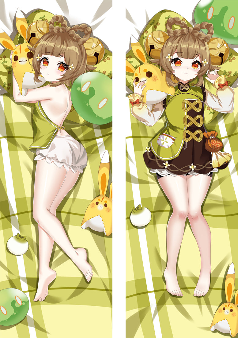 Genshin Impact Yaoyao Anime Dakimakura Pillow Cover image 0