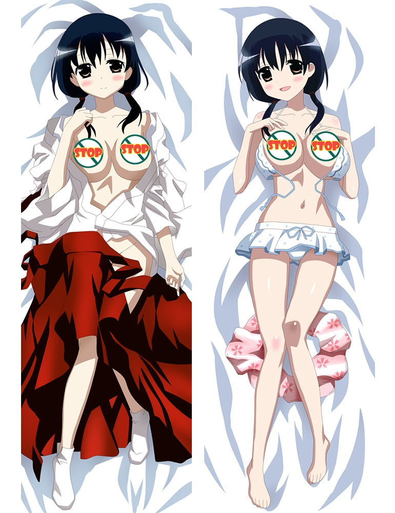Saki Komaki Jindai Anime Dakimakura Pillow Case image 0