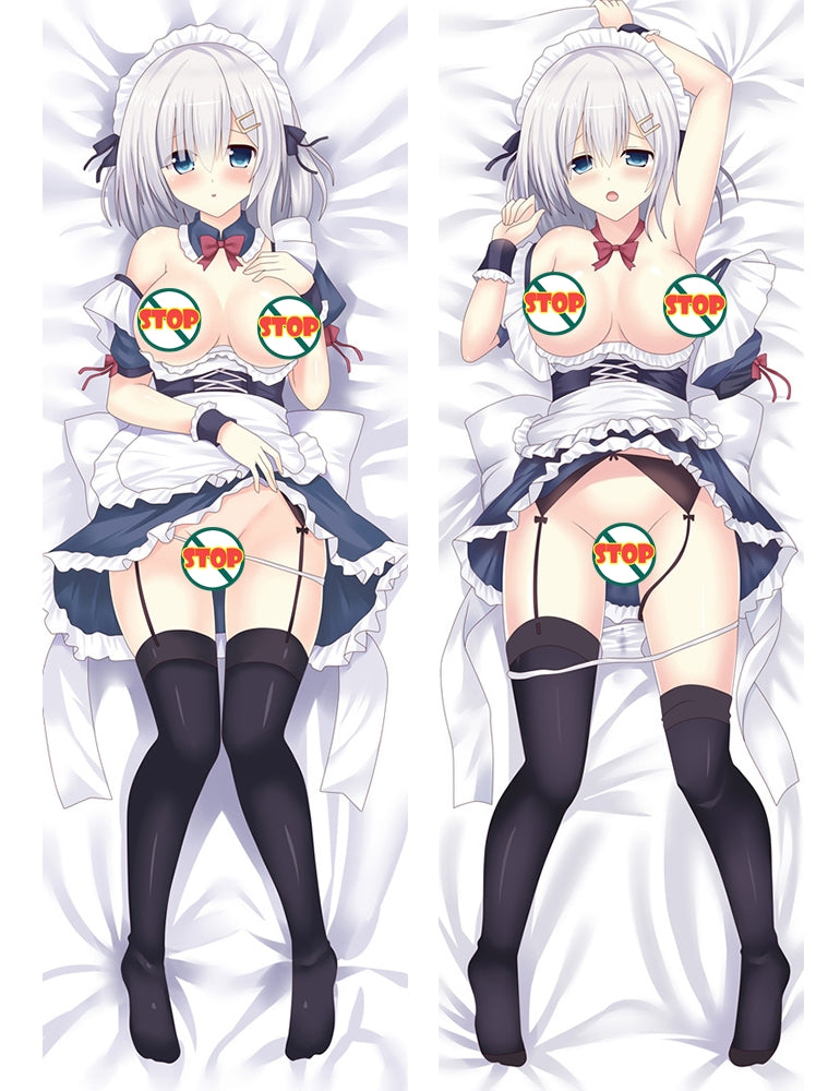 New Anime Kantai Collection Hibiki Otaku Dakimakura Hugging Body Pillow Case image 0