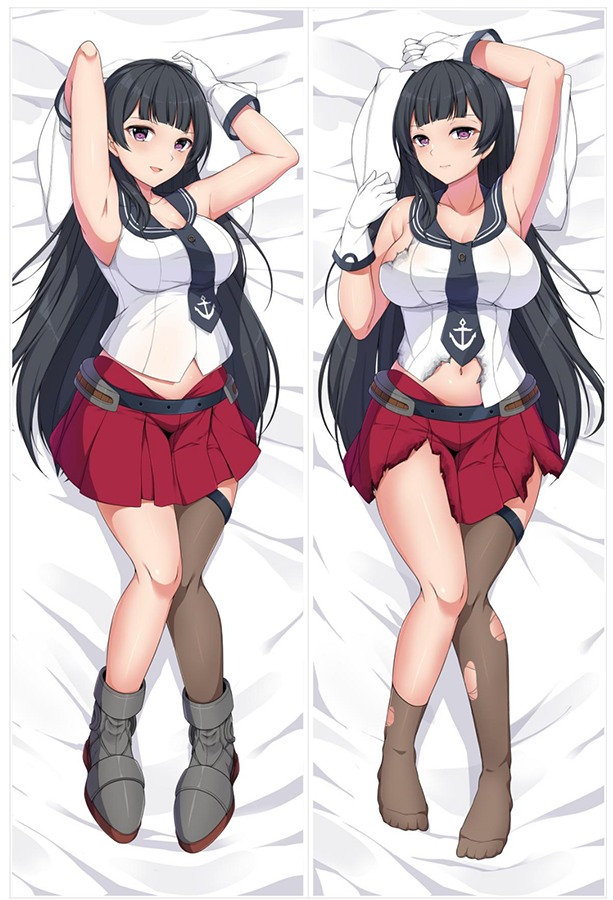 Kantai Collection Agano Ecchi Anime Dakimakura Body Pillow Cover image 0