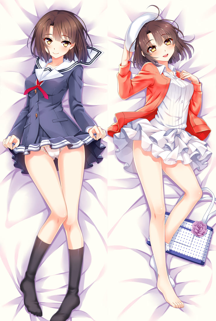 Saekano How To Raise A Boring Girlfriend Megumi Kato Anime Dakimakura Pillow Cover image 0