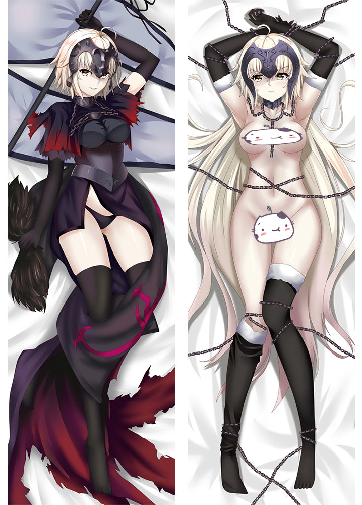 Fate/Grand Order FateGO FGO Jeanne d'Arc alter Anime Dakimakura Pillow Cover image 0