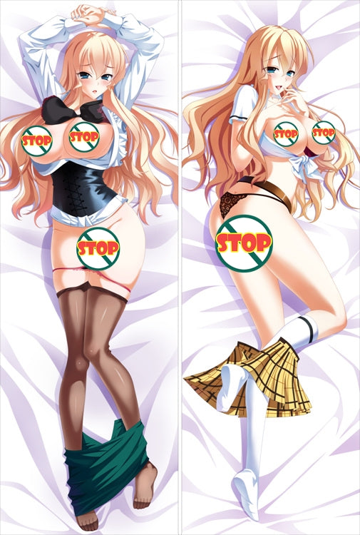 Mesu Kyoushi 3 ~Inetsu no Gakusha~ Riana Saeki Anime Dakimakura Japanese Pillow Cover image 0