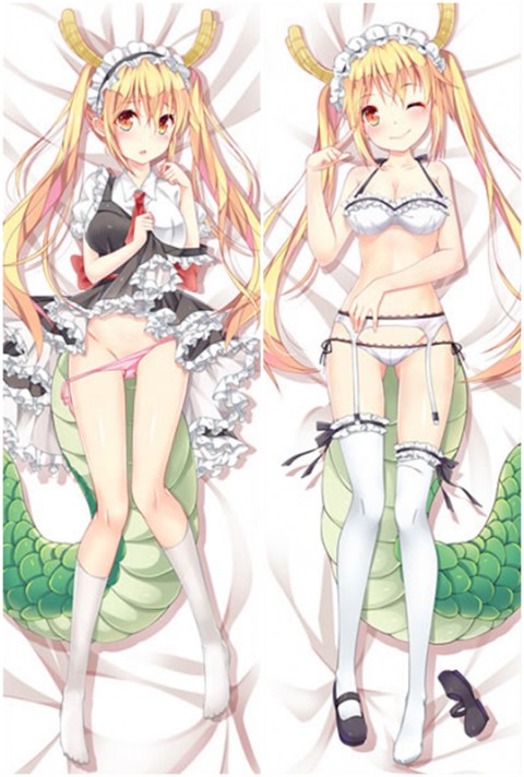 Miss Kobayashi's Dragon Maid Tohru Anime Dakimakura Body Pillow Cover image 0