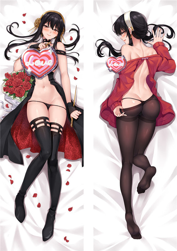 Spy x Family Sexy Thorn Princess Yor Forger Anime Dakimakura Pillow Cover image 0