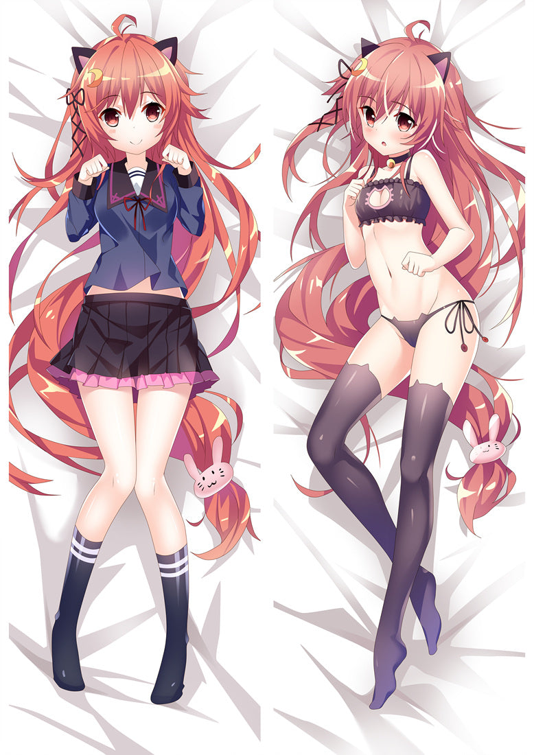 Kantai Collection Japanese destroyer Uzuki Anime Dakimakura Pillow Cover image 0