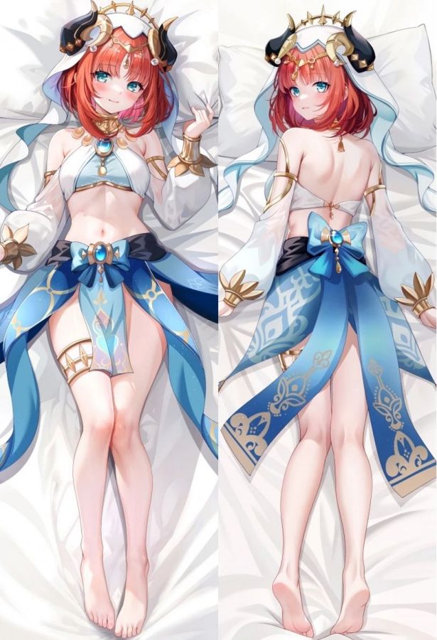 Genshin Impact Nilou Anime Dakimakura Girl Body Pillow Cover image 0