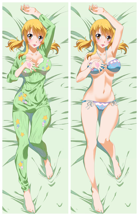 Fairy Tail Lucy Heartfilia Anime Dakimakura Body Pillow Cover image 0