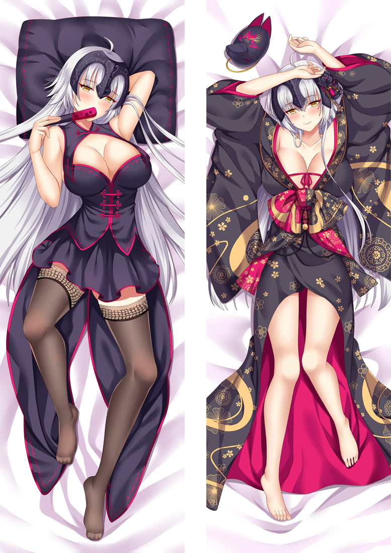 Fate/Grand Order FGO Jeanne d'Arc Alter Anime Dakimakura Body Pillow Cover image 0