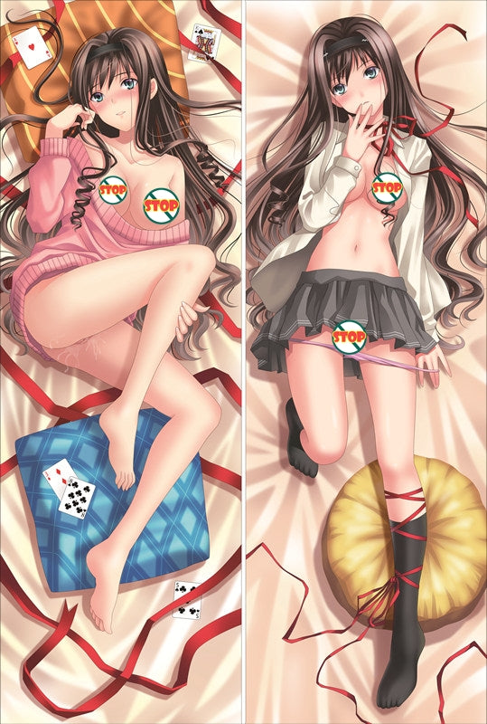 Amagami Morishima Haruka Anime Dakimakura Body Pillow Cover image 0