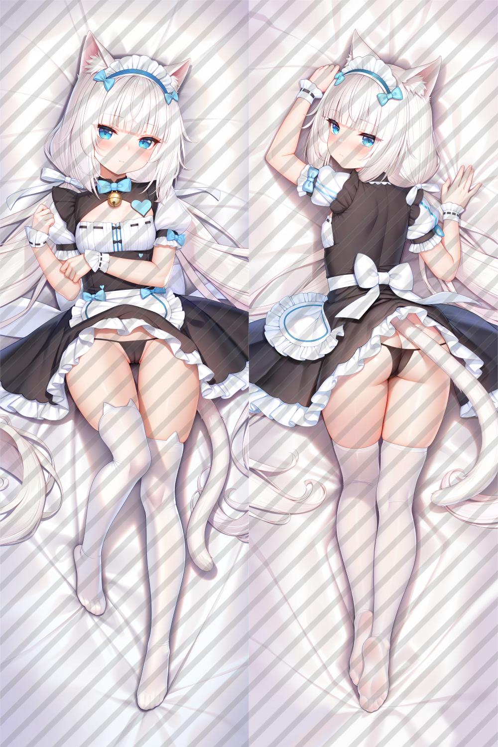 Nekopara Vanilla Anime Dakimakura Sexy Body Pillow Cover image 0