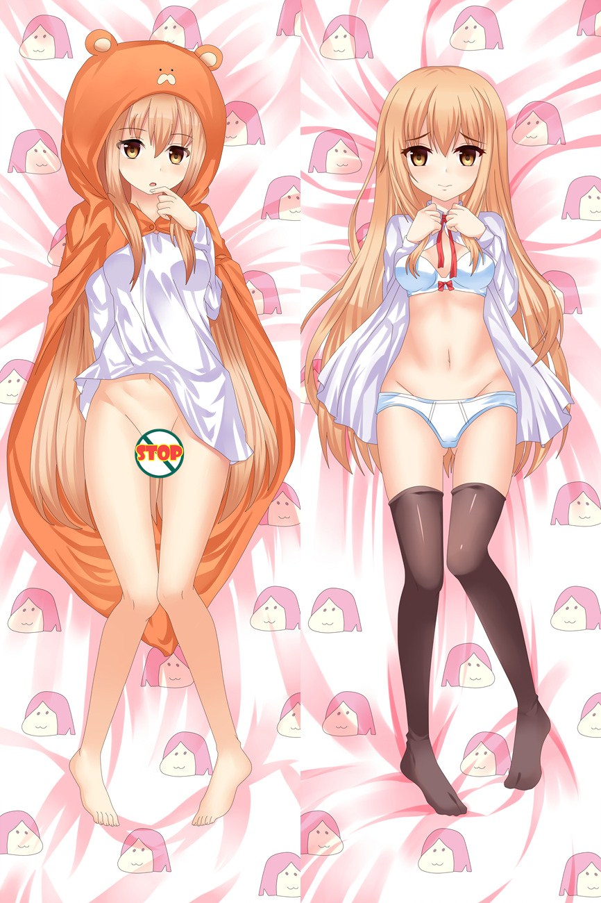 Himouto! Umaru-chan Umaru Doma Anime Dakimakura Pillow Case image 0
