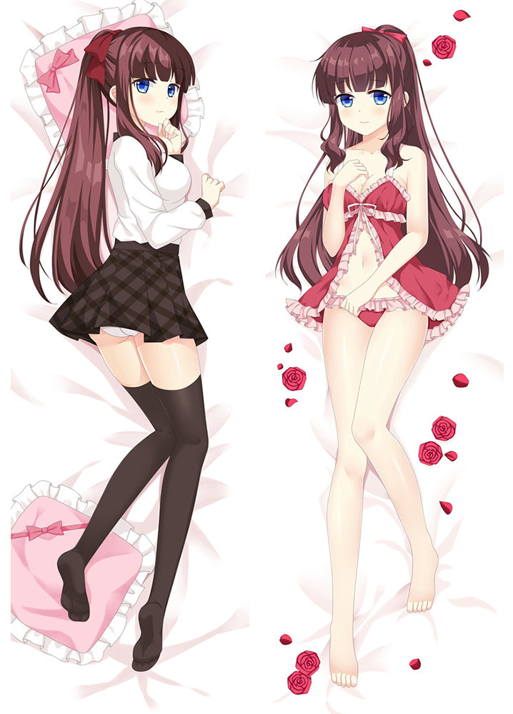 New Anime New Game! Hifumi Takimoto Dakimakura Hugging Body Pillow Case Cover gift image 0