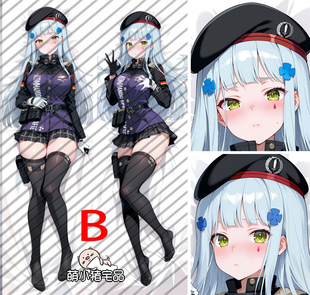 Girls' Frontline HK416 Anime Dakimakura Girl Body Pillow Cover image 0
