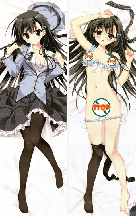 Kanojo no Seiiki Akiyoshi Fuyuka Anime Dakimakura Japanese Pillow Cover image 0