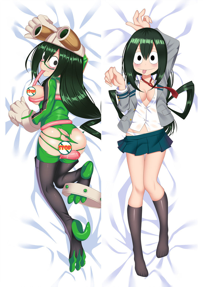 My Hero Academia Tsuyu Asui Froppy Anime Dakimakura Pillow Cover image 0