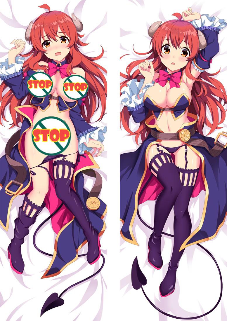 The Demon Girl Next Door Yuko Yoshida Shadow Mistress Shamiko Anime Dakimakura Pillow Cover image 0